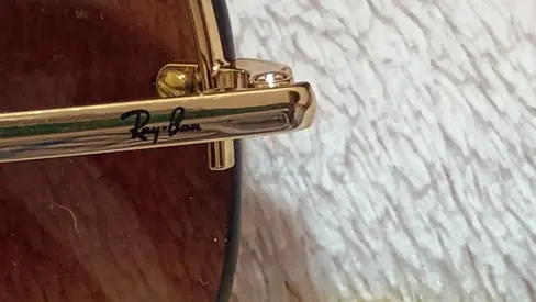 Ray-Ban gold frame brand new sunglasses