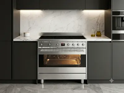 Smeg C9CiMX9 90cm Induction Cooker Range – New Model | Premium Italian Design