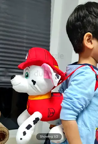 Paw Patrol Marshall plush backpack - kids costume/soft toy original