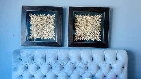 Decorative lucky bamboo frames