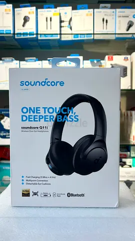 Soundcore Q11i Wireless Over-Ear Headphones - Like New, Deep Bass