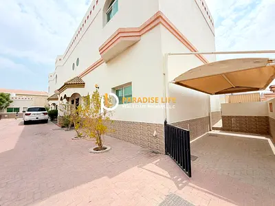 Mirdif 4bed room compound villa pvt back maids room covered parking rent 120k