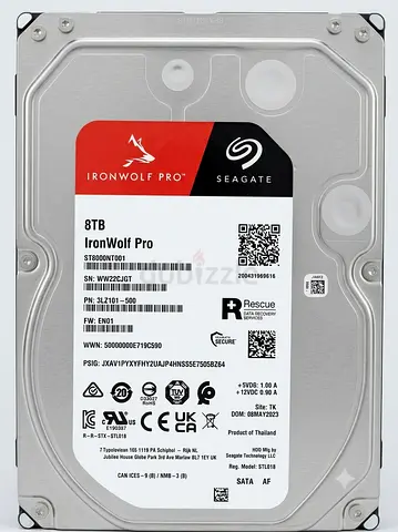 Seagate IronWolf Pro 8TB NAS HDD - Brand New -Orignal Packing