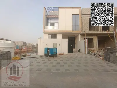 For sale in Al-Haliyo area | Townhouse villa with 5 bedrooms, a majlis, a living room, and a roof terrace, price including registration fees