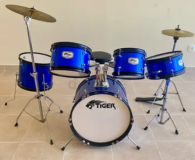 Tiger 5-Piece Junior Drum Kit – Complete Set