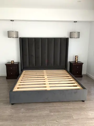 King size luxury Upholstered Bed Frame For Sale Top quality bed
