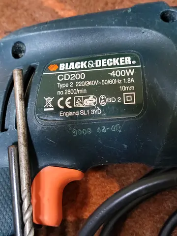 Black & Decker CD200 400W Corded Drill - Used