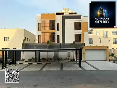 8 master bedrooms with a pool and elevator in Al-Aliya, ready with water, electricity and air conditioning