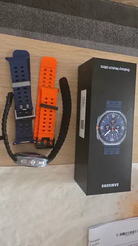 Samsung Galaxy Watch Ultra with extra straps (blue & orange) - good condition