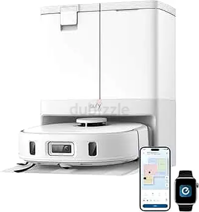 Eufy RoboVac X8 Hybrid Robot Vacuum with Auto-Empty Dock (White) - Excellent Condition