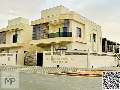 فيلا كورنر فاخرة للبيع بعجمان | طابقان + رووف | موقع استراتيجي مميز | السعر شامل رسوم التسجيل والتمليك | تملك حر لجميع الجنسيات.
