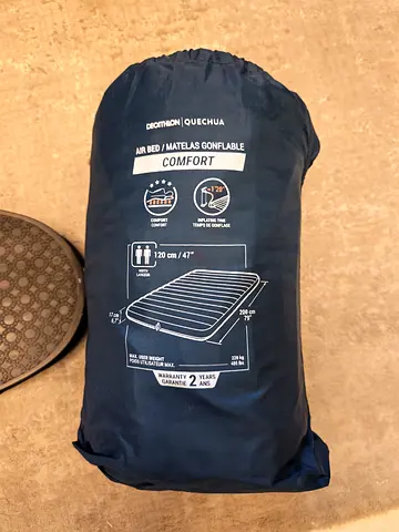 Quechua Inflatable Air Bed / Travel Air Mattress - Comfort, 2-person