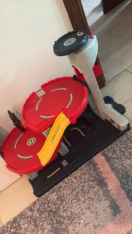 Kids Double Drum Toy with Steering Wheel and Sound — Good Condition