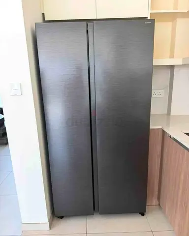 Free Delivery- SAMSUNG Latest Model Side-by-Side Fridge and Freezer (Good Condition)