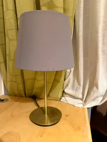 Desk lamp grey and gold - IKEA