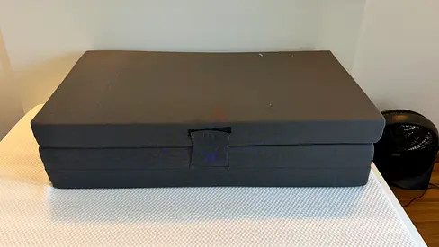 Foldable Tri-Fold Guest Mattress - Dark Grey