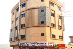 One bedroom and living room for annual rent in Al Bustan, prime location near the bus station.
