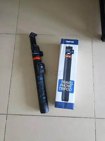 Travel Phone Tripod / Selfie Stick with Bluetooth Remote