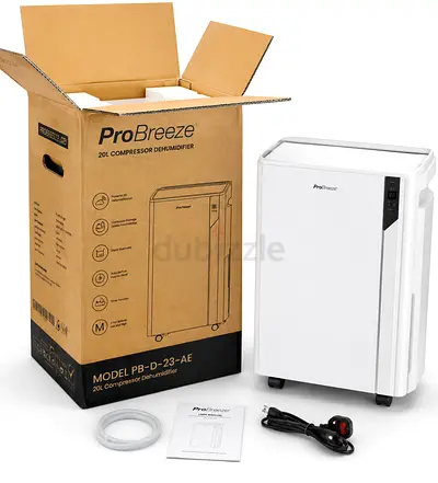 Pro Breeze 20L Compressor Dehumidifier PB-D-23-AE