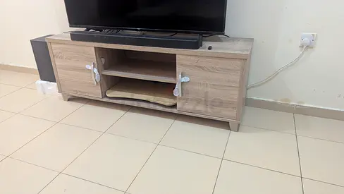 Wooden TV Stand / Entertainment Unit - Light Oak Finish