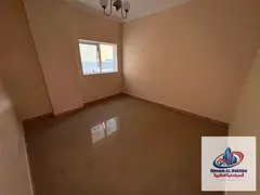 1BR flat for rent in Al Qasimia, Al Mahatta. Central AC/gas, flexible payments. Prime location with