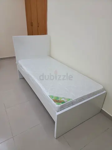Brand new mdf single bed with medical mattress available.