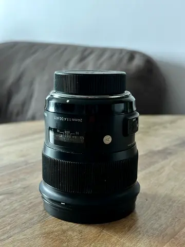 Sigma 24mm f/1.4 DG HSM Art Lens (Canon EF Mount) - Good Condition