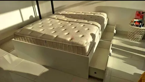 Ikea queen storage bed
