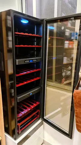 Hoover Stylish 72 Bottle's Duel Tampracher Wine Cooler Latest Version