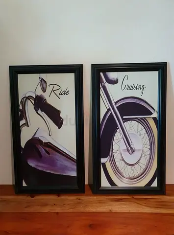 Harley Motorcycle Canvas