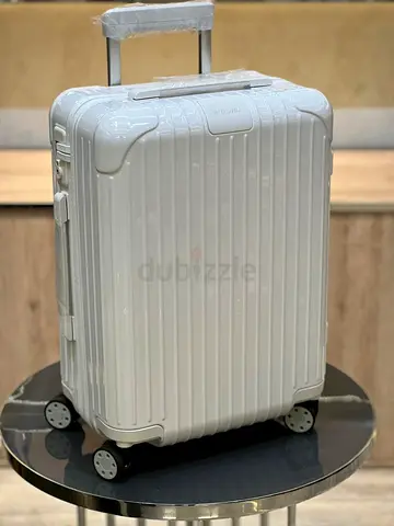 Rimowa carry on luggage bag white