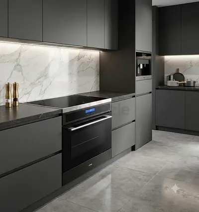 Omega 90cm Induction Cooker Range – Electric Cooking | Modern Premium Design