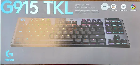 Logitech G915 TKL Wireless RGB Mechanical Gaming Keyboard (US Layout)
