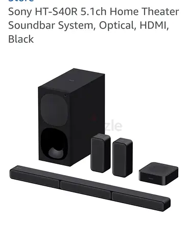 Sony HT-S40R 5.1ch Home Theater Soundbar System - Complete Set (Black)