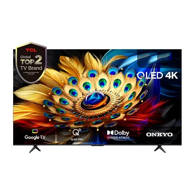 TCL 55 Inch TV Android Smart QLED TV - 4K, 55C655