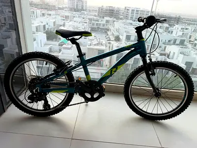 20 Inch MTB Raymon TwoRay 1.0 20"x27cm 7S Tourney space blue / lime green