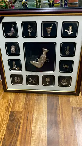 Frame silver 45cm height