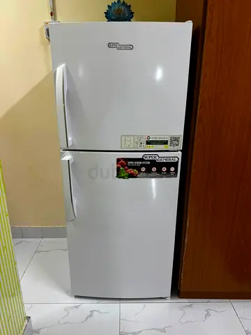 White Super General 2-door Refrigerator - Good Working Condition