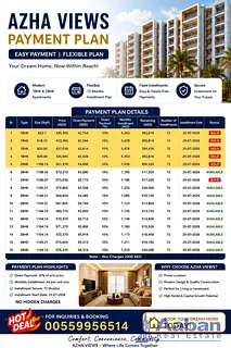2bhk With Smart Payment Plan in Aza Views