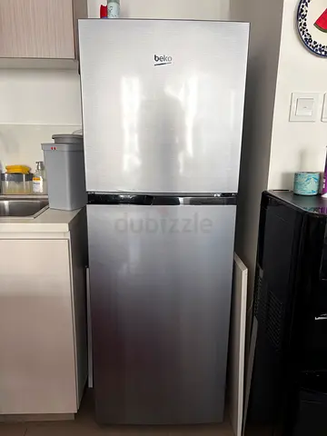 Beko Silver Double Door Refrigerator
