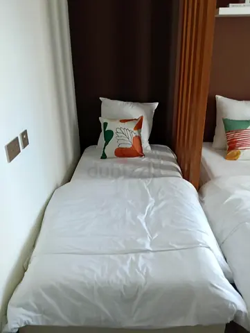 Double & Single Bed with Spring Mattress