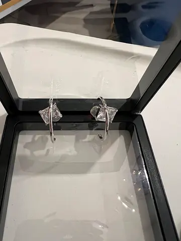 Silver earring