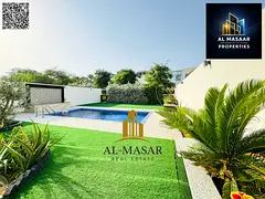 Villa in Al Zorah, Ajman, fully smart, with private pool, electricity, water, and air conditioning i
