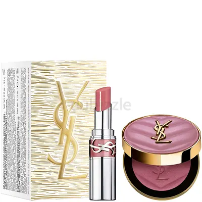 Yves Saint Laurent Make Me Blush Powder 44 & Loveshine lipstick 44 Set