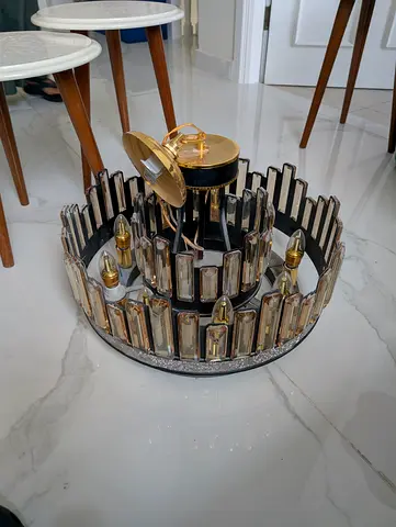 Crystal and Gold Decorative Chandelier Fixture