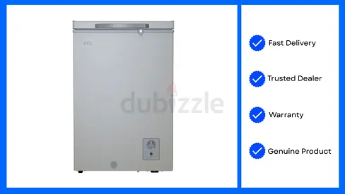 TCL 130 Litre Chest Freezer With Compact Deep Freezer with 1 Year Warranty