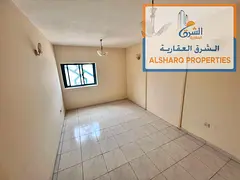 Cheapest three-bedroom apartment with a living room in Ajman, spacious, directly on Sheikh Khalifa S