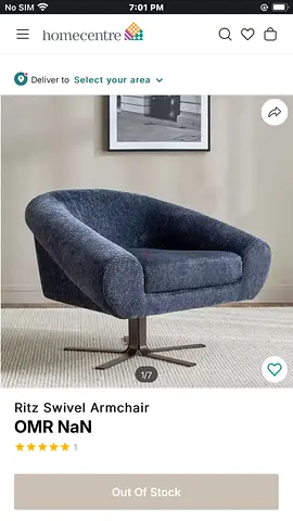 Ritz Swivel Armchair
