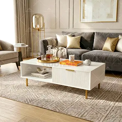 The Riviera Fluted Storage Table
