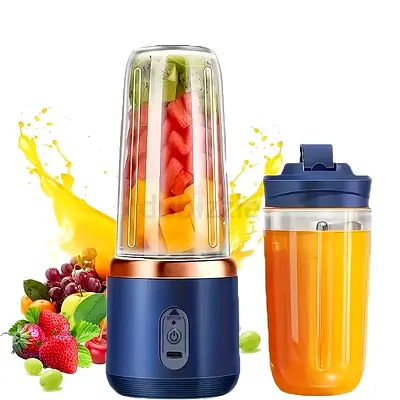 Portable Personal Blender with To-Go Bottle - Compact Juicer